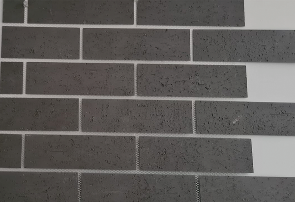 MCM MODIFIED CLAY MATERIAL 2 TO 3MM BRICK PANEL PANEL SIZE 600@1200 | Brick Size: 210x65mm | Panel Weight : ~15 Kg Maximum